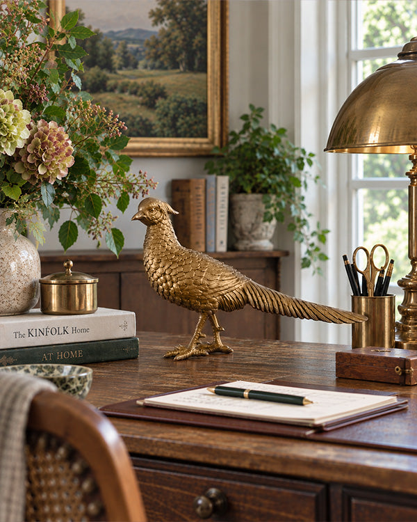 English Garden Pheasant Figurine