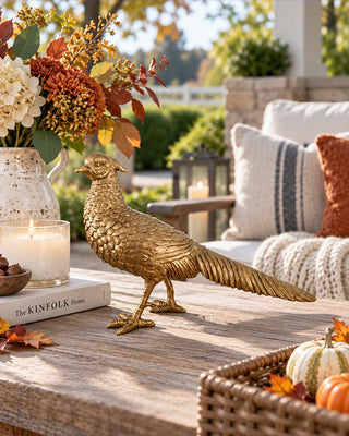English Garden Pheasant Figurine