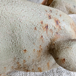 Vintage Inspired Outdoor Rustic Pig Figurine