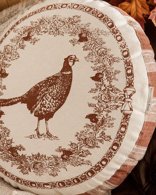 Vintage Pheasant Woven Accent Throw Pillow