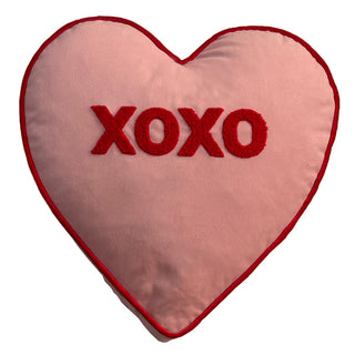 XOXO heart pillow Valentine decorative throw