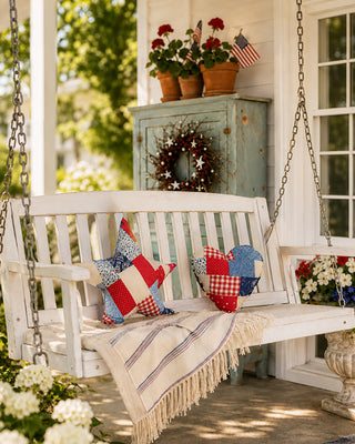Patchwork Americana Pillow, Choose Your Style