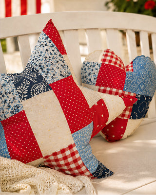 Patchwork Americana Pillow, Choose Your Style