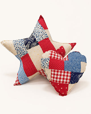 Patchwork Americana Pillow, Choose Your Style