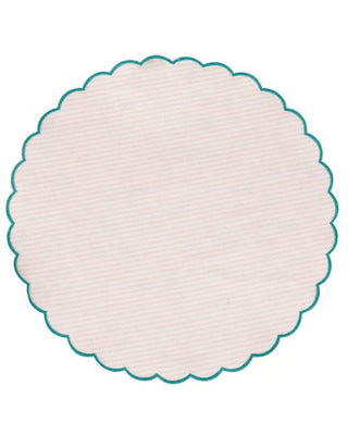 Cabbage Rose Double-Sided Cotton Placemat, Set of 4