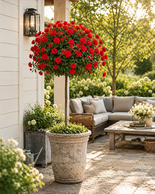 Bare Root Impatient Tree Rose Live Plant
