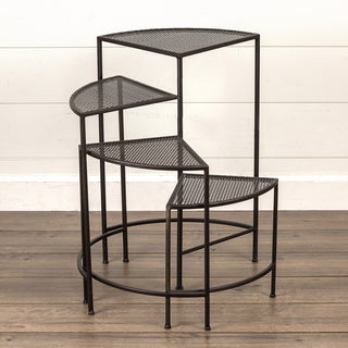 4-Tier Spiral Metal Plant Stand