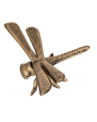 Iron Decorative Pollinator Garden Picks Set of 3 – Butterfly Dragonfly Bee