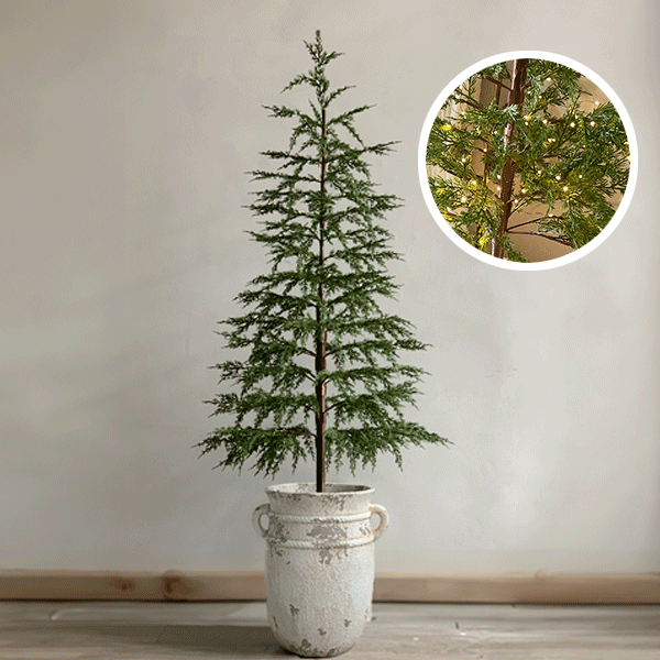 fake pot plant christmas tree Potted Christmas Tree