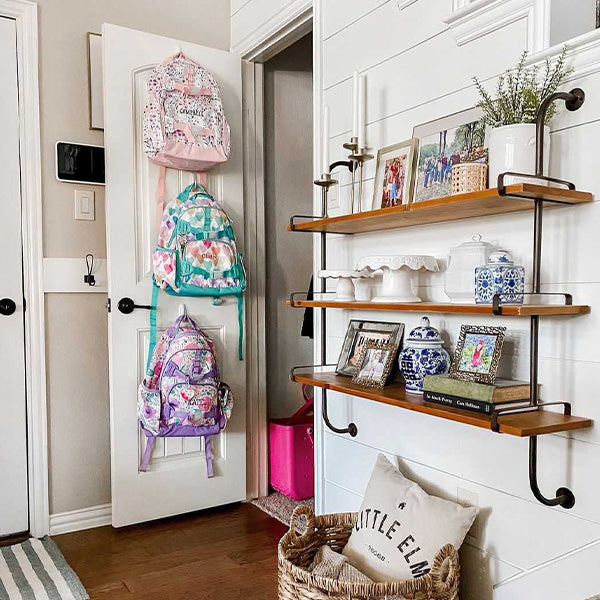 Industrial ThreeTiered Open Shelving System Decor Steals