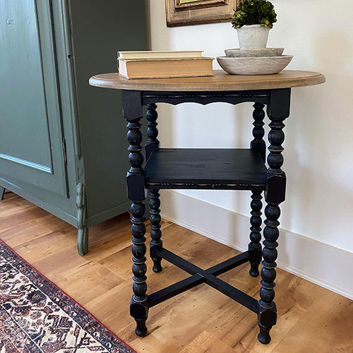 Image showcasing Black Accent Table - Decor Steals