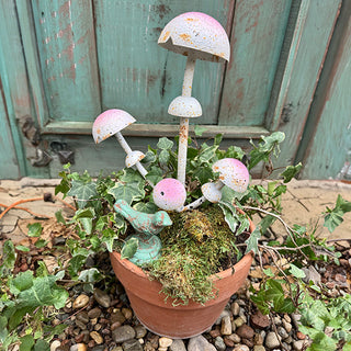 mushroom garden stake