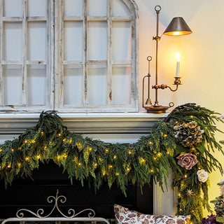  Candle Brass Desk Lamp