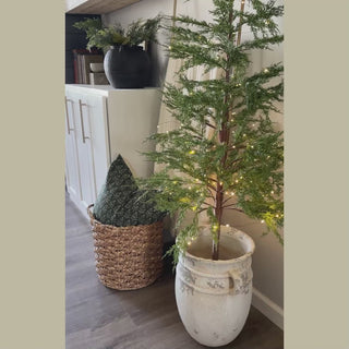 Wild Pine 60 Inch Christmas Tree with Removable MGO Pot and String Lights video