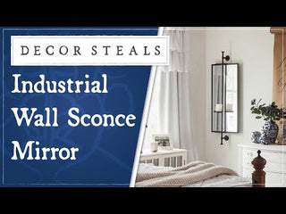 Industrial Wall Sconce Mirror
