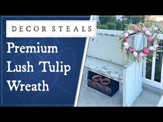 Premium Lush Tulip Wreath