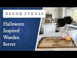 Halloween Inspired Wooden Server