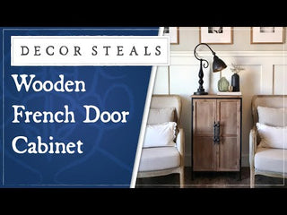 Wooden French Door Cabinet