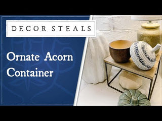 Ornate Acorn Container