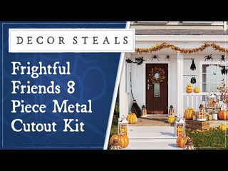Frightful Friends 8 Piece Metal Cutout Kit