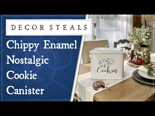 Chippy Enamel Nostalgic Cookie Canister