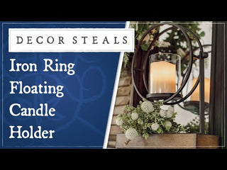 Iron Ring Floating Candle Holder
