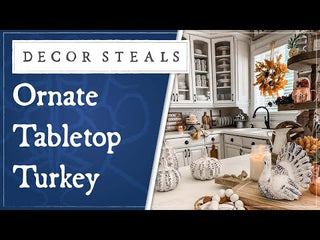 Ornate Tabletop Turkey, Set of 2