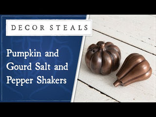 Pumpkin and Gourd Salt and Pepper Shakers