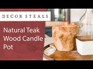Teak Wood Candle