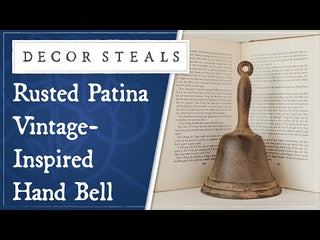 Rusted Patina Vintage-Inspired Hand Bell