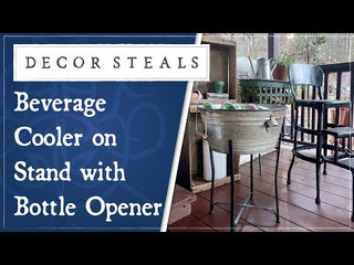 Removable Beverage Cooler on Stand with Bottle Opener