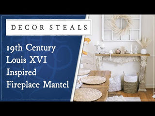 19th Century Louis XVI Inspired Fireplace Mantel | DES Exclusive