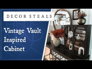 Vintage Vault Inspired Cabinet