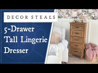 5-Drawer Tall Lingerie Dresser