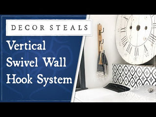 Vertical Swivel Wall Hook System