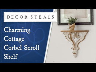 Charming Cottage Corbel Scroll Shelf