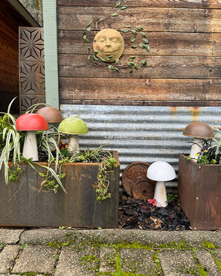 mushroom garden decor