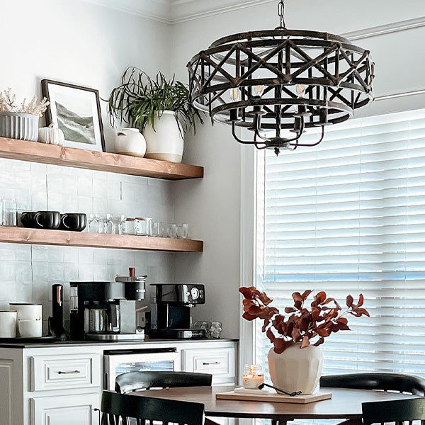 Industrial Trestle Chandelier - Decor Steals