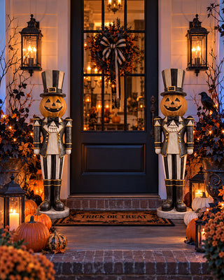 Grand Pumpkin Soldier Statue | 50 Inch