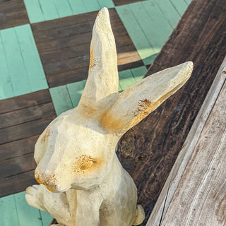Relaxed Sitting Rabbit Statue