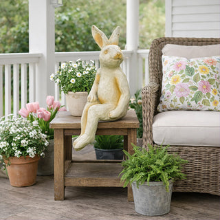 Relaxed Sitting Rabbit Statue