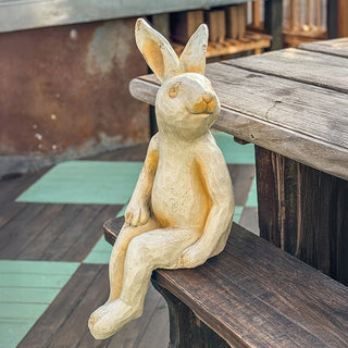 Relaxed Sitting Rabbit Statue