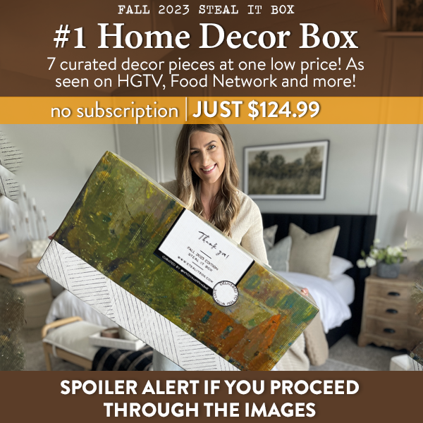 2023 Fall The Seasonal Collection by Steal it Box Decor Steals