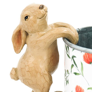 Easter spring pot hanger bunnies