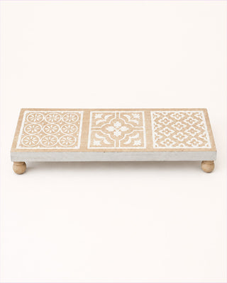 Carved Damask Wood Riser, Choose Your Style