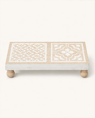 Carved Damask Wood Riser, Choose Your Style