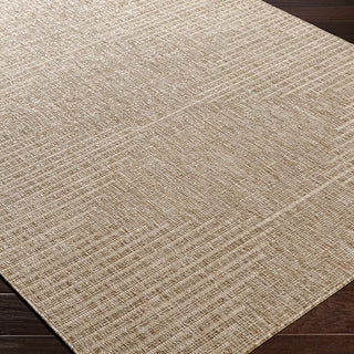 Textured beige area rug