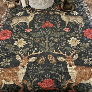 Balmoral Deer Tapestry Table Runner