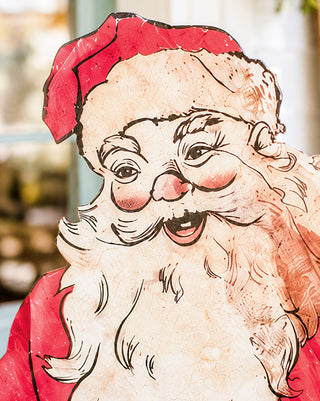 52 Inch Tall Vintage-Inspired Lifesize Santa Cutout | Santa Friends Collection