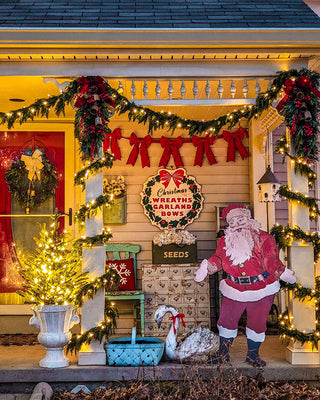 52 Inch Tall Vintage-Inspired Lifesize Santa Cutout | Santa Friends Collection